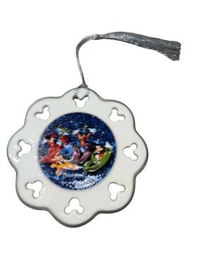 Disney Pixar Snowflake Raised 2009 Collectible Ceramic Ornament